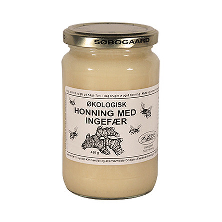 Søbogaard Honning m. ingefær Øko 450 gr.