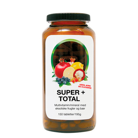 Super+ total Vit, min.u.jern og K-vitami 150 tab