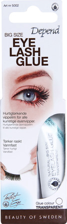 Depend Lim natural til kunstige Øjenvipper Big siz