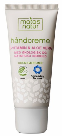 Matas Natur Aloe Vera & E-vitamin Håndcreme Rejsestørrelse 35 ml
