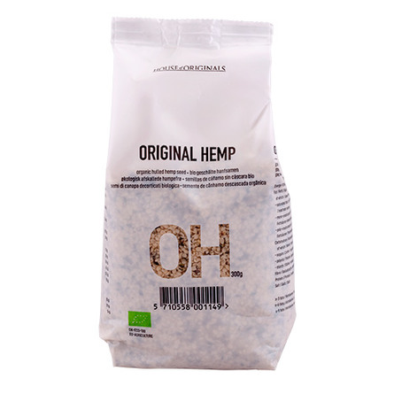 House of Originals Original Organic Hampefrø, afskallede Øko 300 gr.
