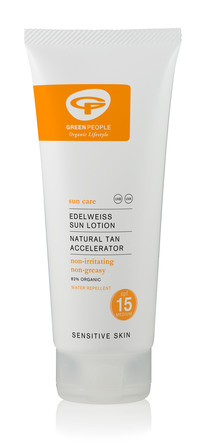 Green People Sun Lotion SPF 15 with Suntan Accelerator 200 ml