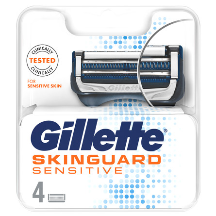 Gillette Skinguard Sensitive Barberblade 4 stk.