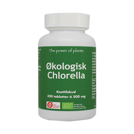 The power of plants Chlorella Økologisk 320 tabl.