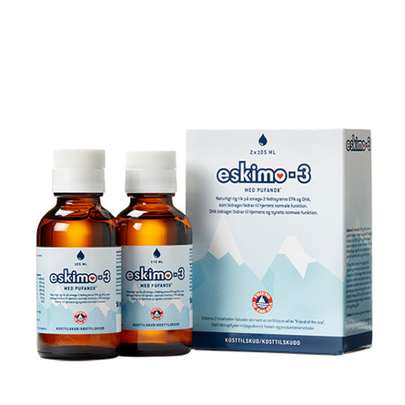 Eskimo-3 Eskimo 3 med E-vitamin 2x105 ml
