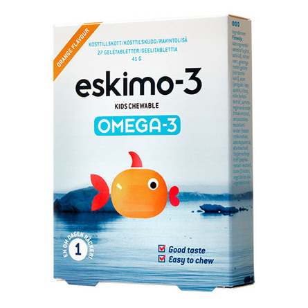Eskimo-3 Eskimo Kids Chewable 27 geltabl.