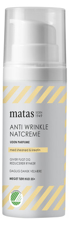 Matas Striber Anti Wrinkle Natcreme Meget Tør Hud 50 ml