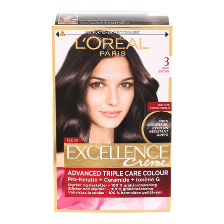 L'Oréal Paris L'Oréal Excellence 3 Mørkebrun