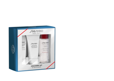 Shiseido Cleansing Foam, Treatment Softener & Energy Moisturizing Cream 3 x 30 ml