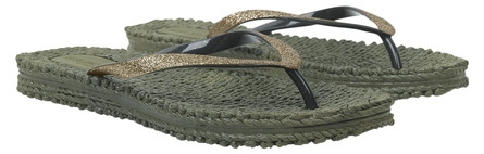 Ilse Jacobsen Glitter Flip Flop Army Str. 37