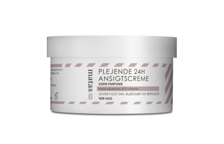 Matas Striber Plejende 24H Ansigtscreme til Tør Hud Uden Parfume 150 ml
