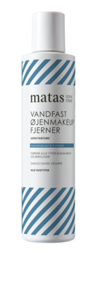 Matas Striber Vandfast Øjenmakeupfjerner til Alle Hudtyper Uden Parfume 125 ml
