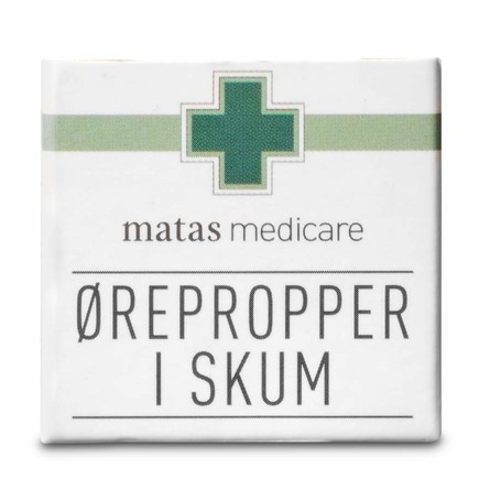 Matas Medicare Ørepropper i Skum 1 Par