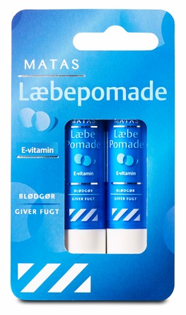 Matas Striber Læbepomade m. E vitamin 2 x 4,8 g