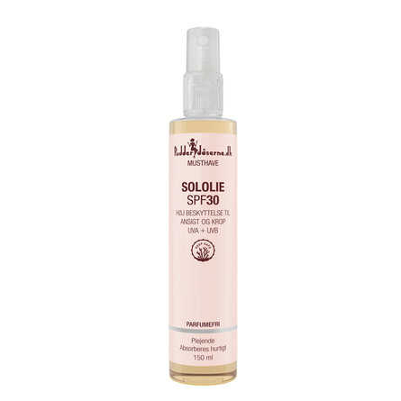 Pudderdåserne.dk Sololie SPF 30 150 ml