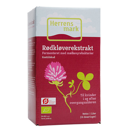 Herrens Mark Rødkløverekstrakt Øko bag-in-box 1 L.