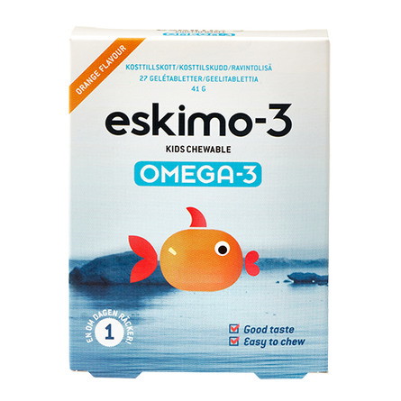 Eskimo-3 Eskimo Kids Chewable 27 geltabl.