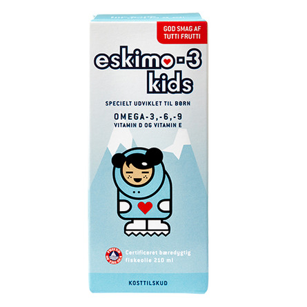 Eskimo-3 med E-vitamin Kids, Tutti Frutti