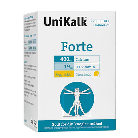 Unikalk UniKalk Forte tyggetablet 90 stk.