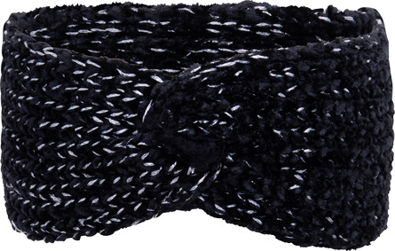 Laze Chenille pandebånd sort glitter One size