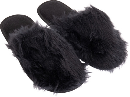 Laze Dame slip-on hjemmesko sort pels 36/37