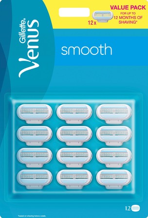 Gillette Venus Smooth barberblade 12 stk
