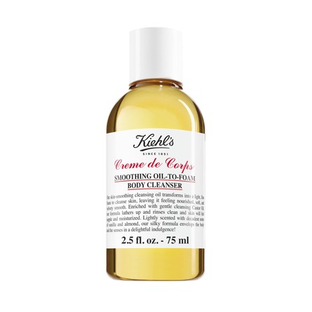Kiehl’s Creme de Corps Smoothing Oil to Foam Body Cleanser 75 ml