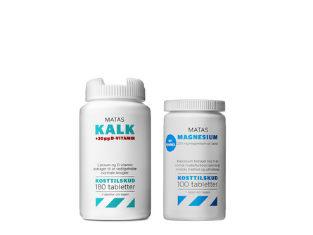 Helsepakke Matas Kalk og Magnesium 1 voksen