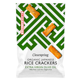 Clearspring Rice Cracker m. oliven olie Ø 50 g