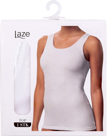Laze Top/Singlet 1-pak Hvid Str. S
