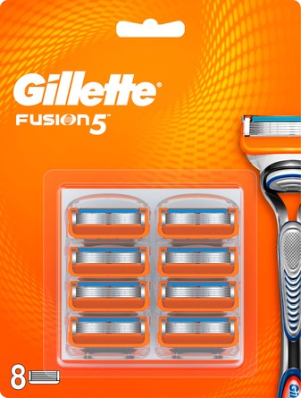 Gillette Fusion5 Barberblade 8 stk.