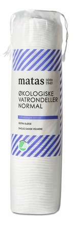 Matas Striber Økologiske Vatrondeller Normal 80 stk.