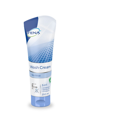 Tena Wash Cream til inkontinenspleje 250 ml