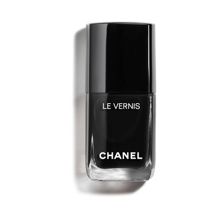 CHANEL LIMITED EDITION. LONGWEAR NAIL COLOUR 713 PURE BLACK