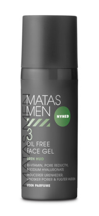 Matas Striber Men Oil Free Face Gel til Uren Hud Uden Parfume 50 ml