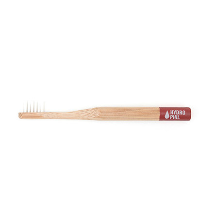 Organic Beauty Tandbørste bambus 1 stk Børn rød