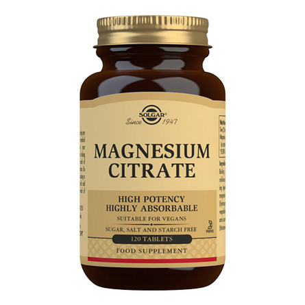 Solgar Magnesium citrat 200mg 120 tabl.