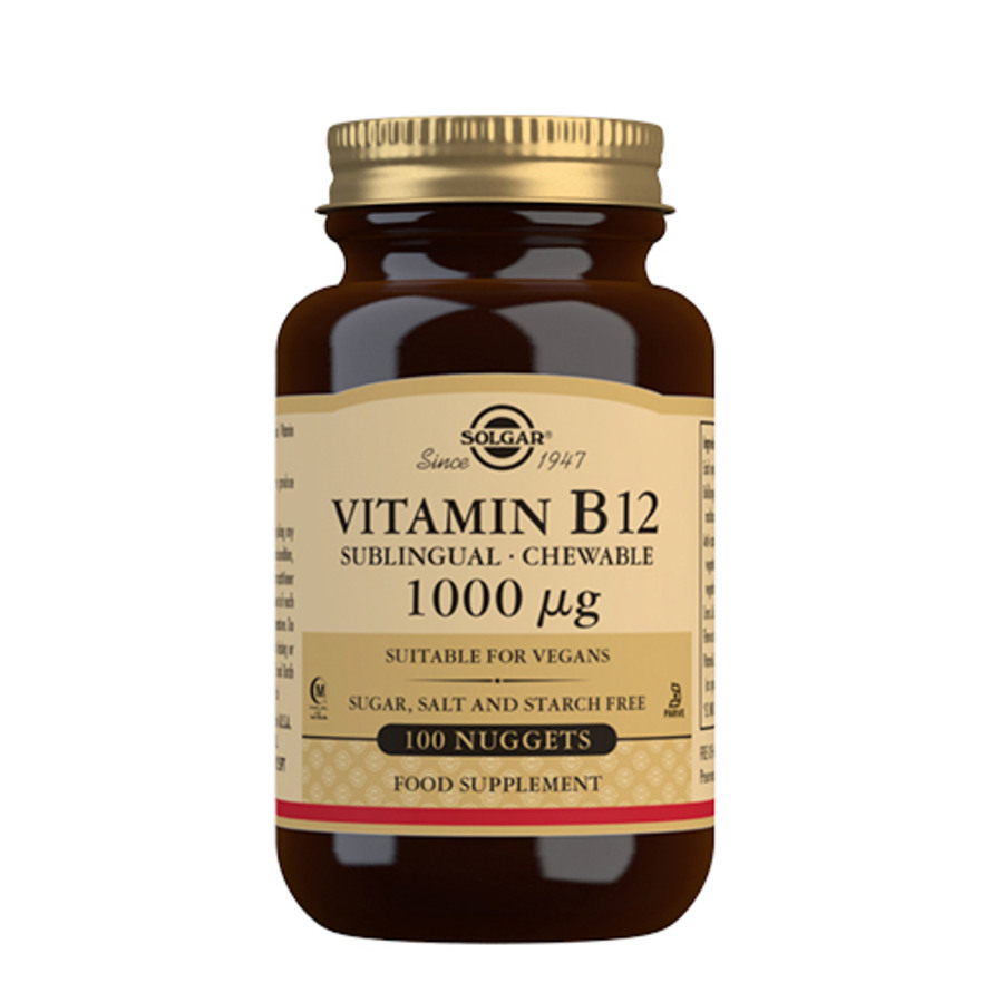 Køb B12 vitamin 1000 mcg 30 tabl. fra Solgar Matas