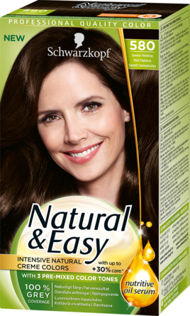 Schwarzkopf Natural & Easy 580 Mørkebrun