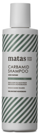 Matas Striber Carbamid Shampoo til Tør og Irriteret Hovedbund Uden Parfume 250 ml