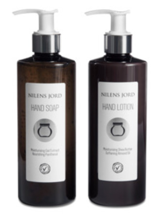 Nilens Jord Hand Soap & Hand Lotion Sæt 2 x 300 ml