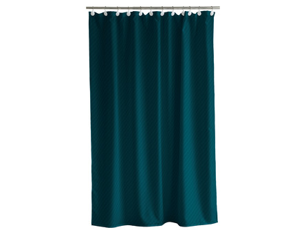 Södahl Badeforhæng Canted Teal 180 x 200 cm