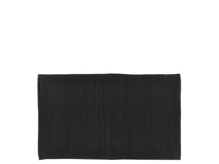 Södahl Bademåtte Plissé Black 50 x 80 cm
