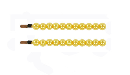 Senze Hårklemme Yellow