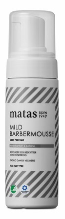 Matas Striber Mild Barbermousse Uden Parfume 150 ml