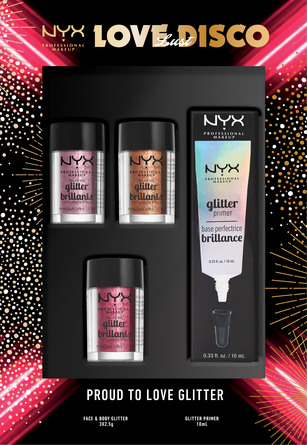 NYX PROFESSIONAL MAKEUP Glitter Set Love Gaveæske