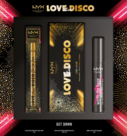NYX PROFESSIONAL MAKEUP Love Lust Disco Shadow Palette Gaveæske Livin Lavish
