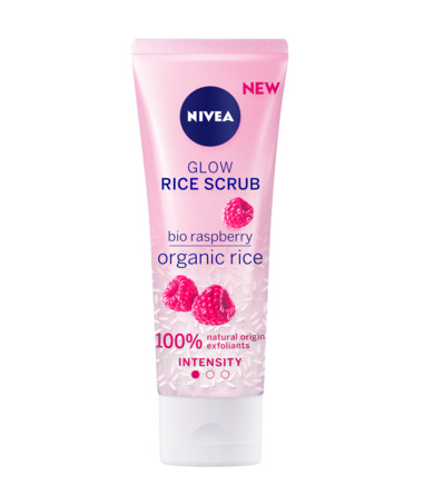 Nivea Rice Scrub Bio Raspberry 75 ml