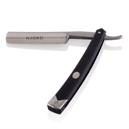 Njord Straight Razor Sort Håndtag, 5/8"