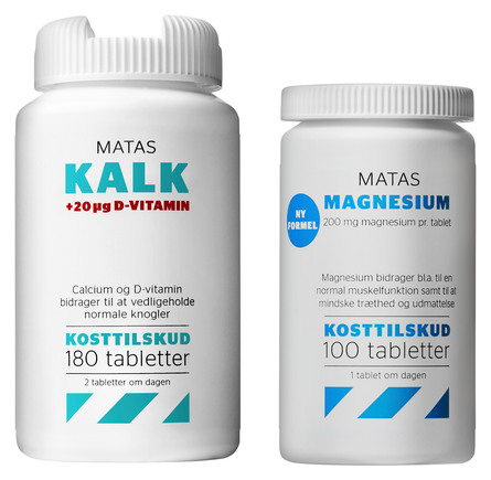 Helsepakke Matas Kalk og Magnesium 1 voksen